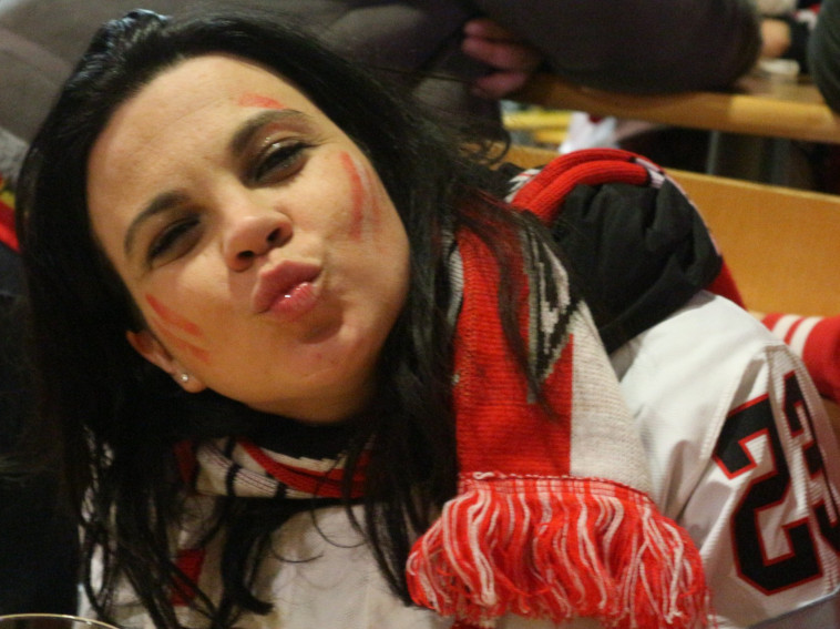 Foto mit Küsschen eines UFTA Fans